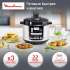 Мультиварка-скороварка Moulinex CE620D32,  1000Вт,   серебристый/черный [7211003314]